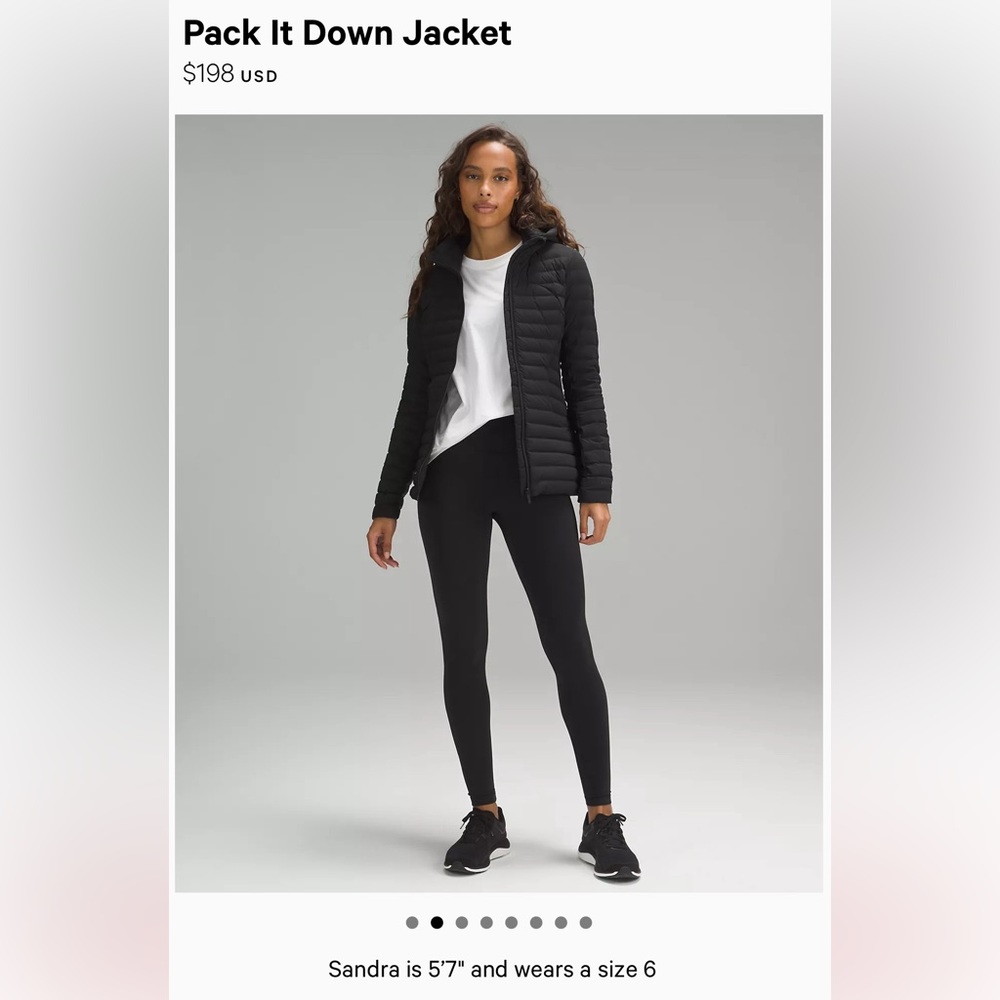 Lululemon jacket size 12